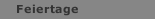 Feiertage